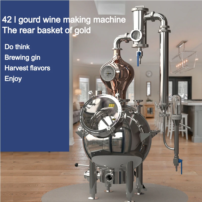 Wine Beer Distillation - 42L Destylator w kształcie tykwy do