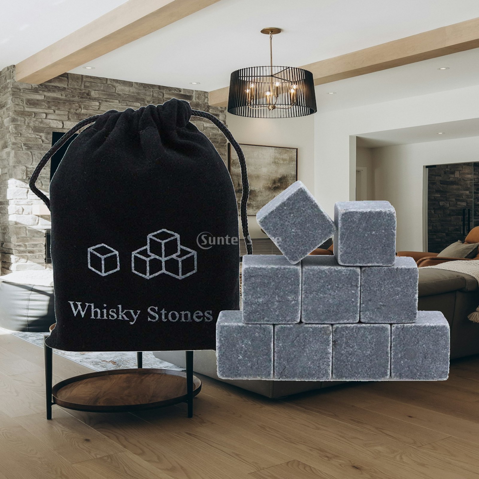 Whiskey Stone Set - 9 szt. Kamieni do whisky wielokrotnego