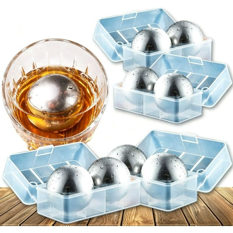 Whiskey Stone Set - Zestaw kamieni do whisky 4-8 szt.,