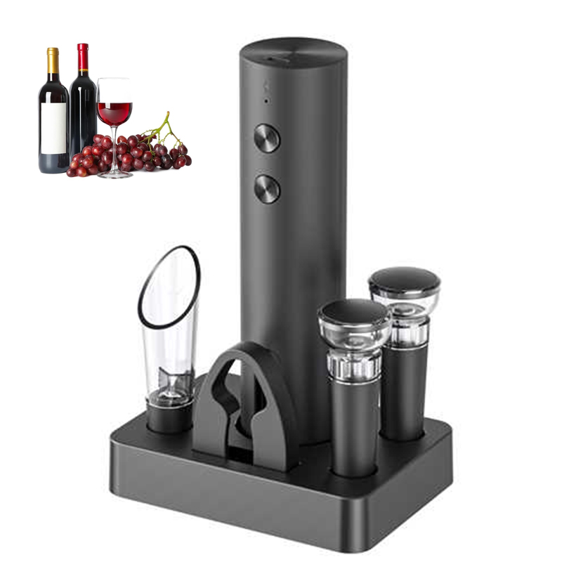 Wine Opener Electric - Elektryczny otwieracz do wina - zestaw,