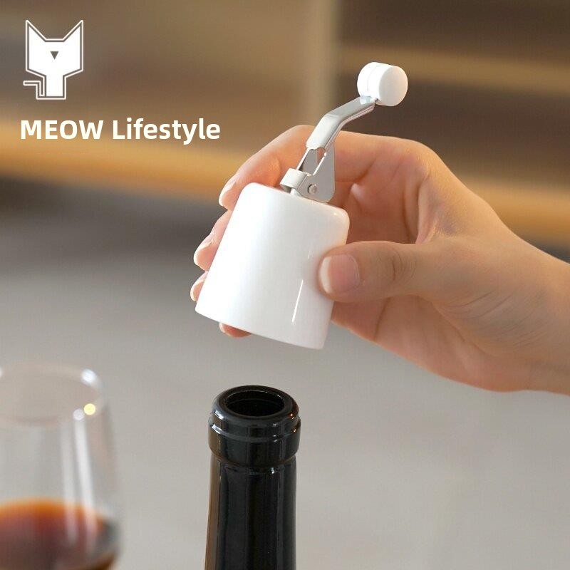 Wine Beer Food - Silikonowy korek do butelek z winem,