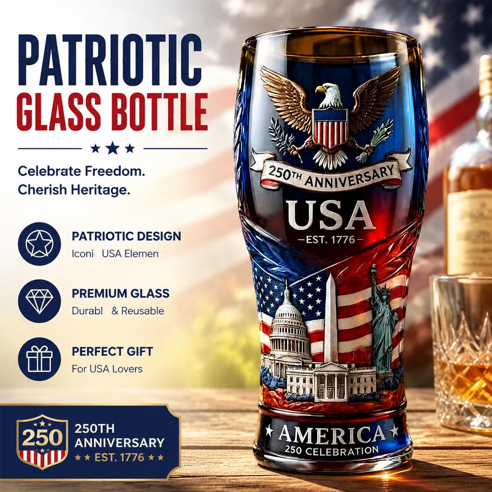 Wine Beer And Liquor - USA 250. rocznica - Kieliszek do