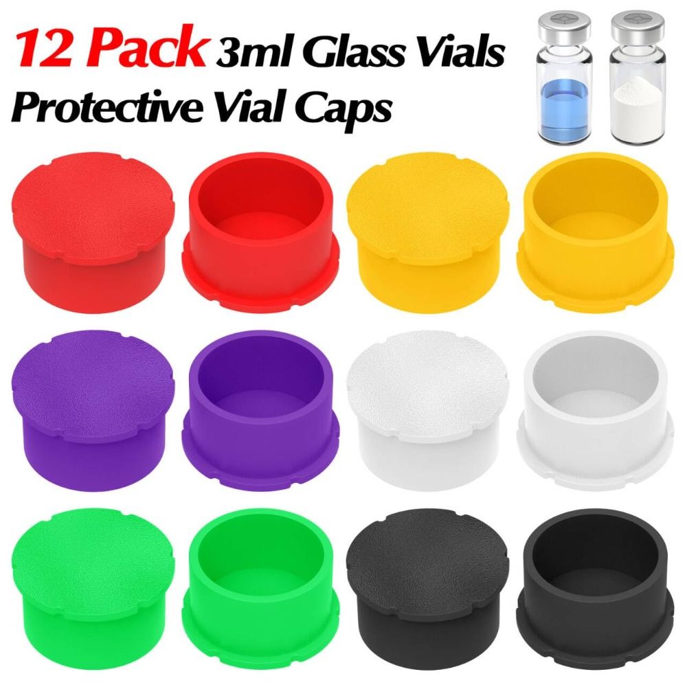 Bottle Stopper Set - 12 sztuk/opakowanie Szczelne szklane fiolki Ochronne