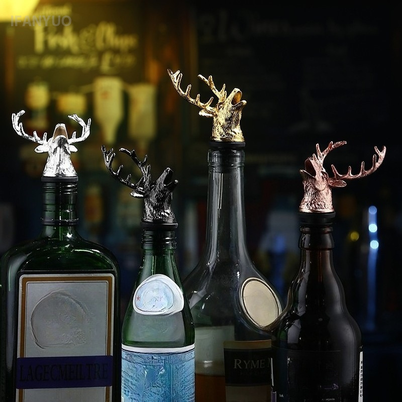 Nakrętka do wina z głową jelen – Wine Beer And Liquor recenzja i cena