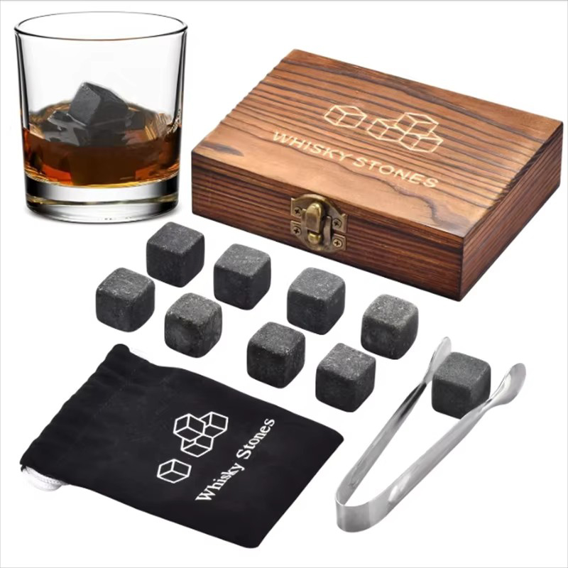 9 szt. Kamieni do whisky, wiel – Whiskey Stone Set recenzja i cena