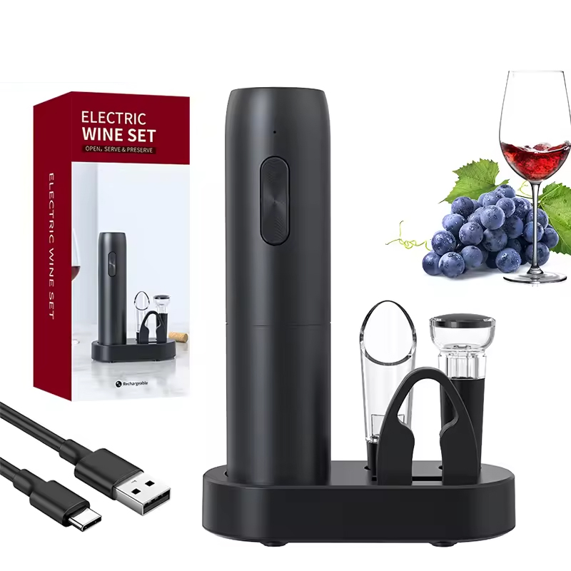 Zestaw elektrycznych otwieracz – Bottle Stopper Set recenzja i cena