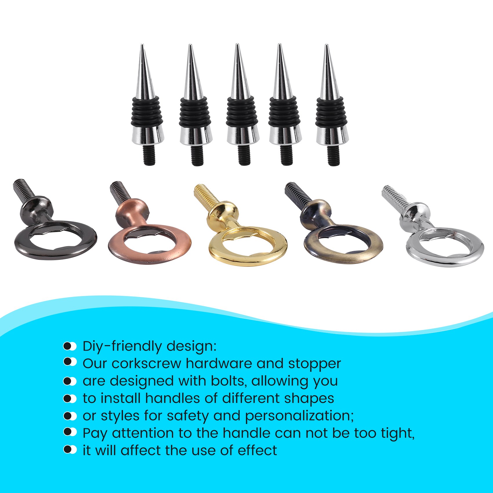 A74E-Zatyczka do wina, otwiera – Bottle Stopper Set recenzja i cena