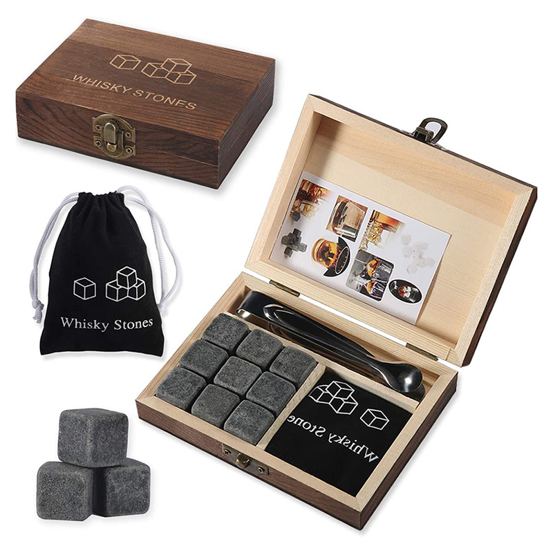 9 szt. Kamieni do whisky, wiel – Whiskey Stone Set recenzja i cena