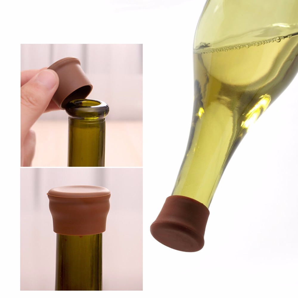 3 szt. Silikonowe korki do win – Wine Beer Red recenzja i cena