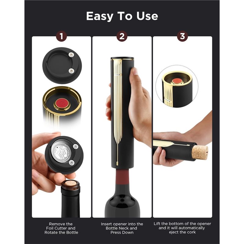 Wydajny, automatyczny korkocią – Wine Opener Electric recenzja i cena