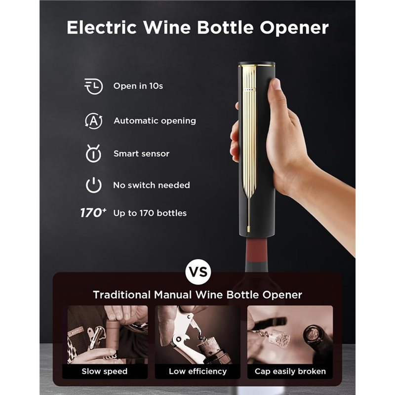 Wydajny, automatyczny korkocią – Wine Opener Electric recenzja i cena
