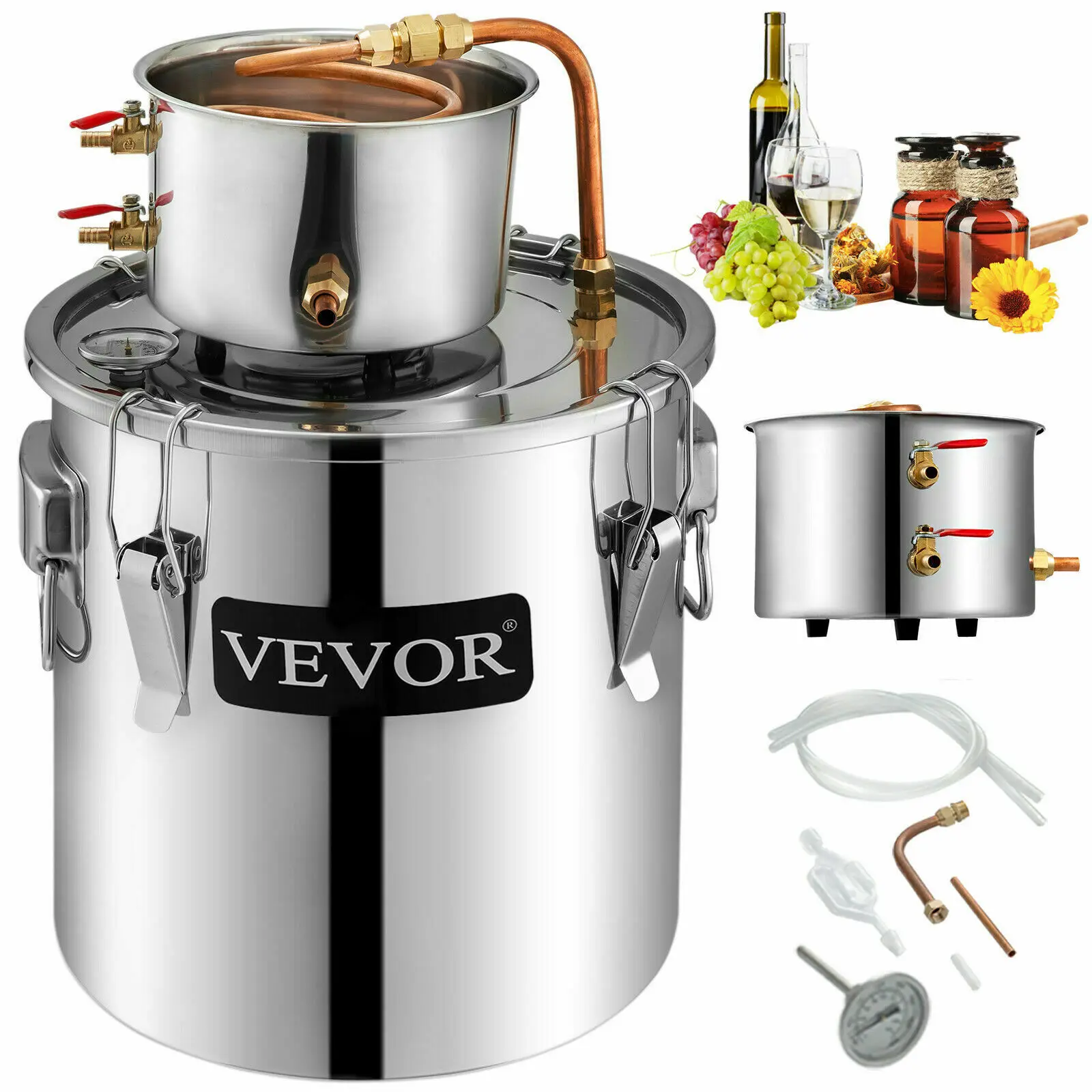 SIHAO Destylator 5 Galonów 21L – Wine Beer Distillation recenzja i cena