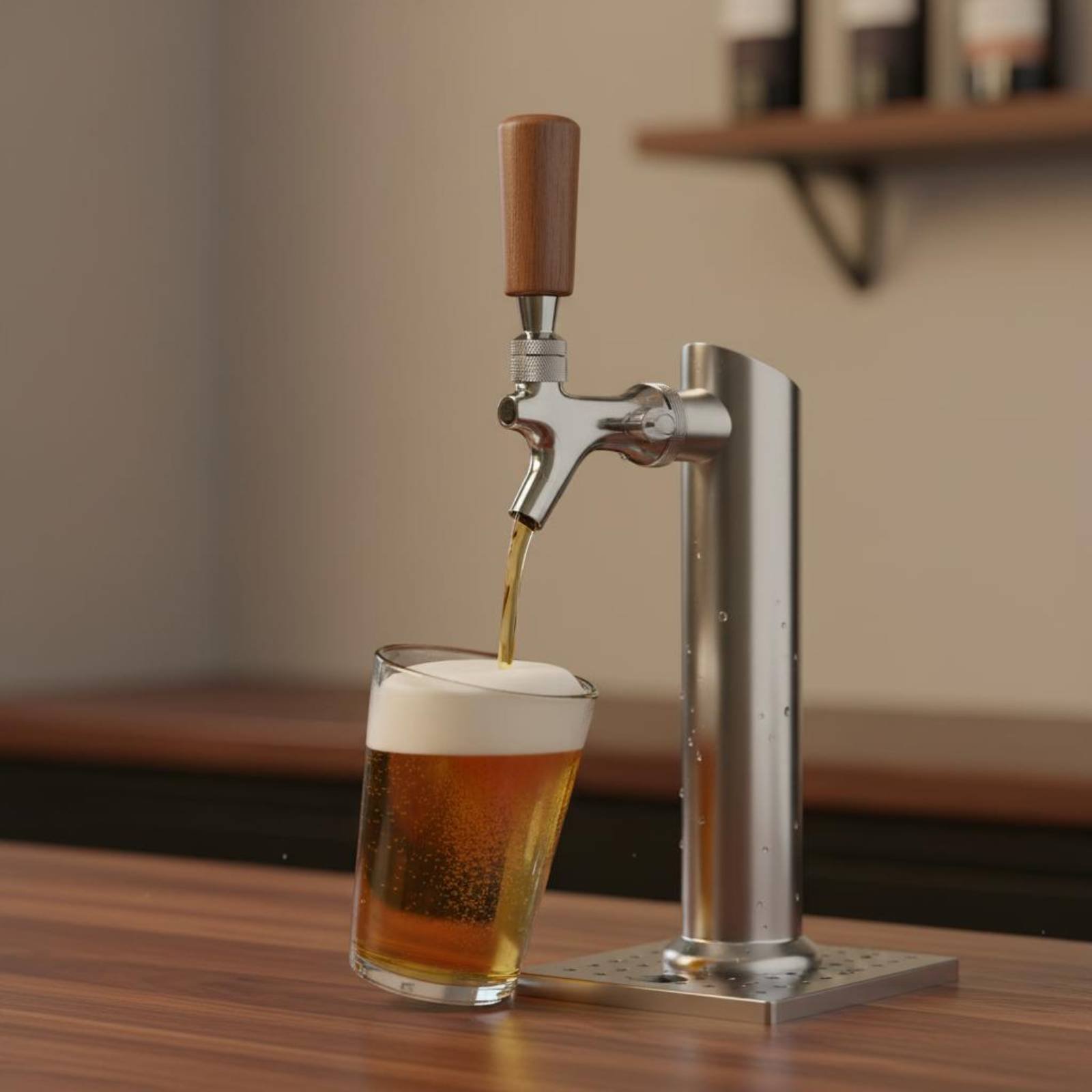 Krótki drewniany uchwyt do kra – Wine Beer Usa recenzja i cena