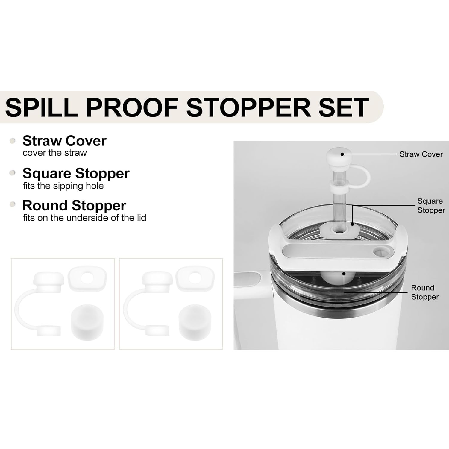 6/12 sztuk akcesoria do kubka  – Bottle Stopper Set recenzja i cena